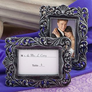 Baroque-style place card holder/picture frame favors, 60 On Sale