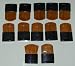 12 Pack Mini Loreal Compact Wide Stroke Art Brush