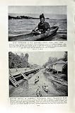 C1920 Boating Palembang River Sumatra Lake Toba Boat