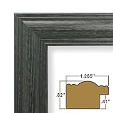 18x26 Picture / Poster Frame, Wood Grain Finish, 1.265 Wide, Blue (440BL)