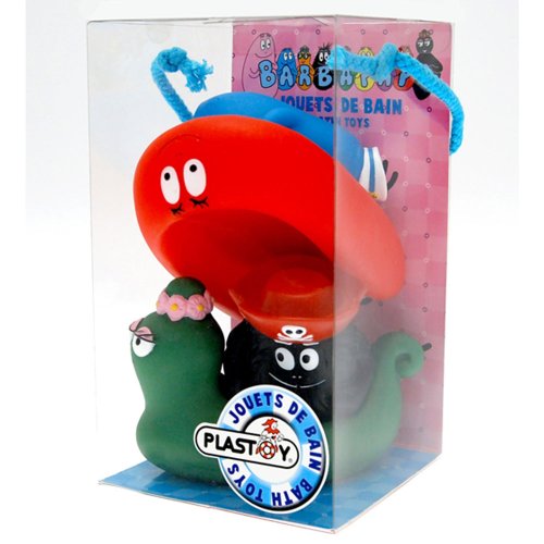 Plastoy - 80502 - Jouet De Bain-Barbouille Pirate, Barbibul Marin, Barbidur Hors-Bord, Barbalala Bateau