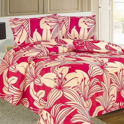 Antigua Duvet Cover Set, Red, Double