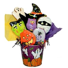Creepy Halloween Cookie Bouquet