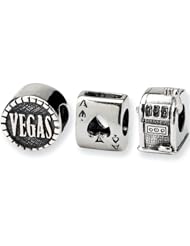 Reflection Beads Silver Gambler Boxed Bead Set