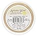 Artistic Wire 22 Gauge Tarnish Resistant Brass Craft Jewelry Wrapping Wire, Gold Color, 15 yd