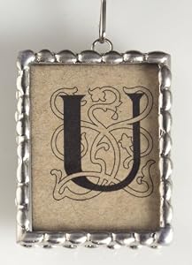 New Orleans Monogram Pendant Necklace - U