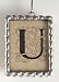 New Orleans Monogram Pendant Necklace - U
