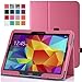 MoKo Samsung Galaxy Tab 4 10.1 / Tab 4 Nook 10.1 2014 Case - Slim Folding Stand Cover Case, PINK (With Smart Cover Auto Wake / Sleep)
