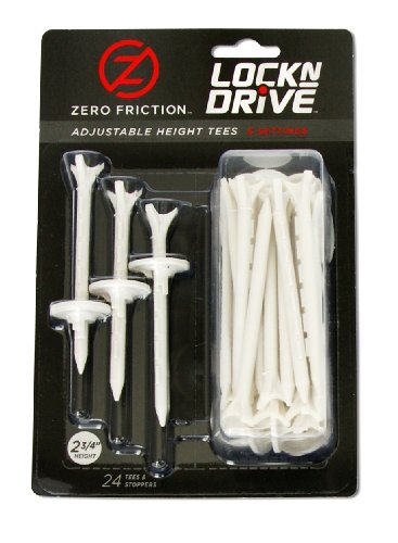 PGA TOUR 24 Tees Zero Friction und Ballmarker, wei&szlig;, 7cm, PGAT118 Preisvergleich