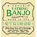 D'Addario J60 5-String Banjo Strings, Nickel, Light, 9-20