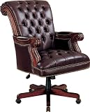 Coaster Traditional Executive Office Chair, Nail head Trim Tufted Back
