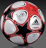 adidas Champions League Football MetWhite/Black Size 5