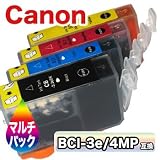 互換インク CANON BCI-3e/4MP (4色セット) キヤノン インクジェットプリンタ用インク