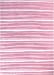 Home Dynamix Area Rugs: Kidz Image: 010-232 Pink Stripes Rug 4'11"x6'10" Rectangle