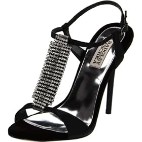 salon shoes bridal Badgley Mischka Platinum Womens Java T-Str