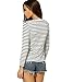SheIn Women's Fall Round Neck Long Sleeve Striped T-Shirt