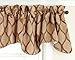 Stylemaster Renaissance Home Fashion Raven Embroidered Lined Scalloped Valance with Cording, Gold, 50 by 17-Inch