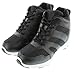 CALTO Men's Invisible Height Increasing Elevator Shoes - Black Leather/Mesh Lace-up Sporty Trainers - 4 Inches Taller - G3330 - Size 9 D(M) US