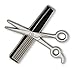 Shear & Comb Pin, Black