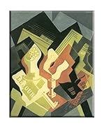 Especial Arte Lienzo Guitar and fruit bowl - Juan Gris Multicolor
