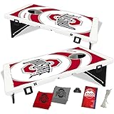 Ohio State Vortex Baggo Bean Bag Toss Portable Cornhole Tailgate Game with Lifetime Warranty