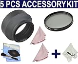 5 Pcs Kit for CANON Rebel XT XS XTi 18-55MM and ANY SLR Camera with a 58MM  ....