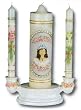 Quinceanera Candle Set - Ceramic Base