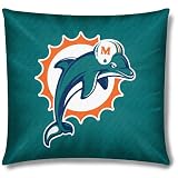 Miami Dolphins 18 Inch Toss Pillow