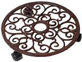 Best Price Esschert Design Plant Trolley - Round Cast Iron