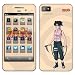 Diabloskinz selbstklebender Vinyl-Skin für das Blackberry Z10 - Naruto Tenten