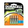 Duracell DC2400 Rechargeable Batteries, NiMH, AAA Size, 4-Count Packages (Pack of 2)