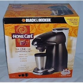 Black & Decker HC100 Home Cafe Single Serve Coffee Brewing System