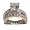 3.26ct Engagement Eternity Wedding Ring Set 14k White Gold 925 (5)