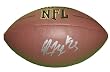 Pierre Thomas Autographed NFL Wilson Composite Football, New Orleans Saints, Proof Photo