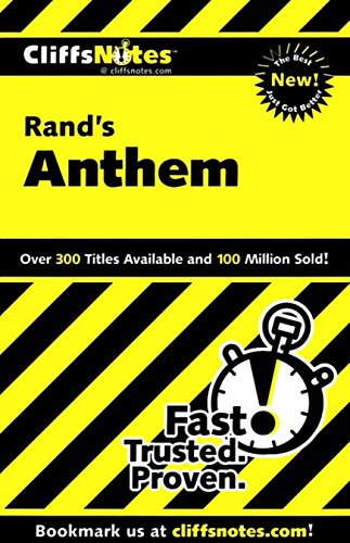 CliffsNotes on Rand's Anthem (Cliffsnotes Literature Guides)