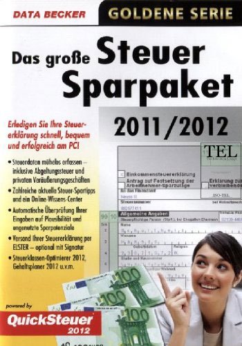Steuersparpaket 2011/2012 (für Steuerjahr 2011)