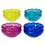 Plastic Dessert Bowl Set of 8 - Multi (6x5