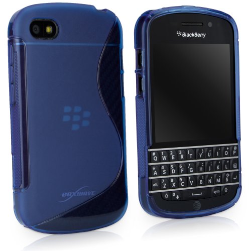 BlackBerry Q10 Case, BoxWaveÂ® [DuoSuit] Ultra Durable TPU Case w/ Shock Absorbing Corners for BlackBerry Q10 - Super Blue