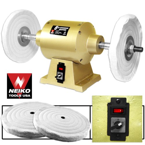 Professional Grade 10 Bench Grinder Buffer 2 Speed Tool