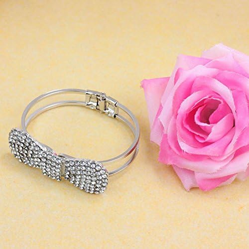 Niceroker(TM) Crystal Cuff Bling Elegant Bangle Wristband Bracelet
