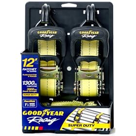 Allied International 42309 Good Year Racing Tie Downs, 2-Pack by Allied