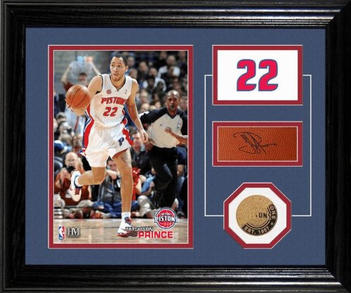 Highland Mint Detroit Pistons Tayshaun Prince Player Pride Desktop