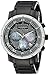 Akribos XXIV Men's AKR439BK Grandiose Dazzling Diamond Black Chronograph Watch
