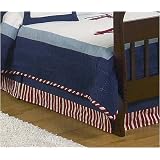 Vintage Aviator Bed Skirt for Crib and Toddler Bedding Sets by JoJo Designs