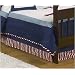 Bed Skirt for Red, White & Blue Vintage Aviator Crib and Toddler Set by JoJo Designs