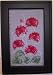 Large Painted Screen - Geraniums