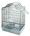 Blue Ribbon Scallop Playpen Style Roof Bird Cage, 24-Inch by 18-Inch by 33-Inch, Ocean Blue/Granite