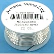 Artistic Wire Beading Craft Silver Plated 22 Gauge 30ft