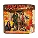 Primeval - 5" Claudia Brown With Helen Cutter & 3 Agnurognathus (Small Lizards)