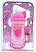 Princess Kids Pink Snack N Sip Pop-Up Straw Canteen Bottle